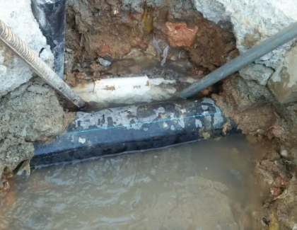 横县测漏水之水管漏水